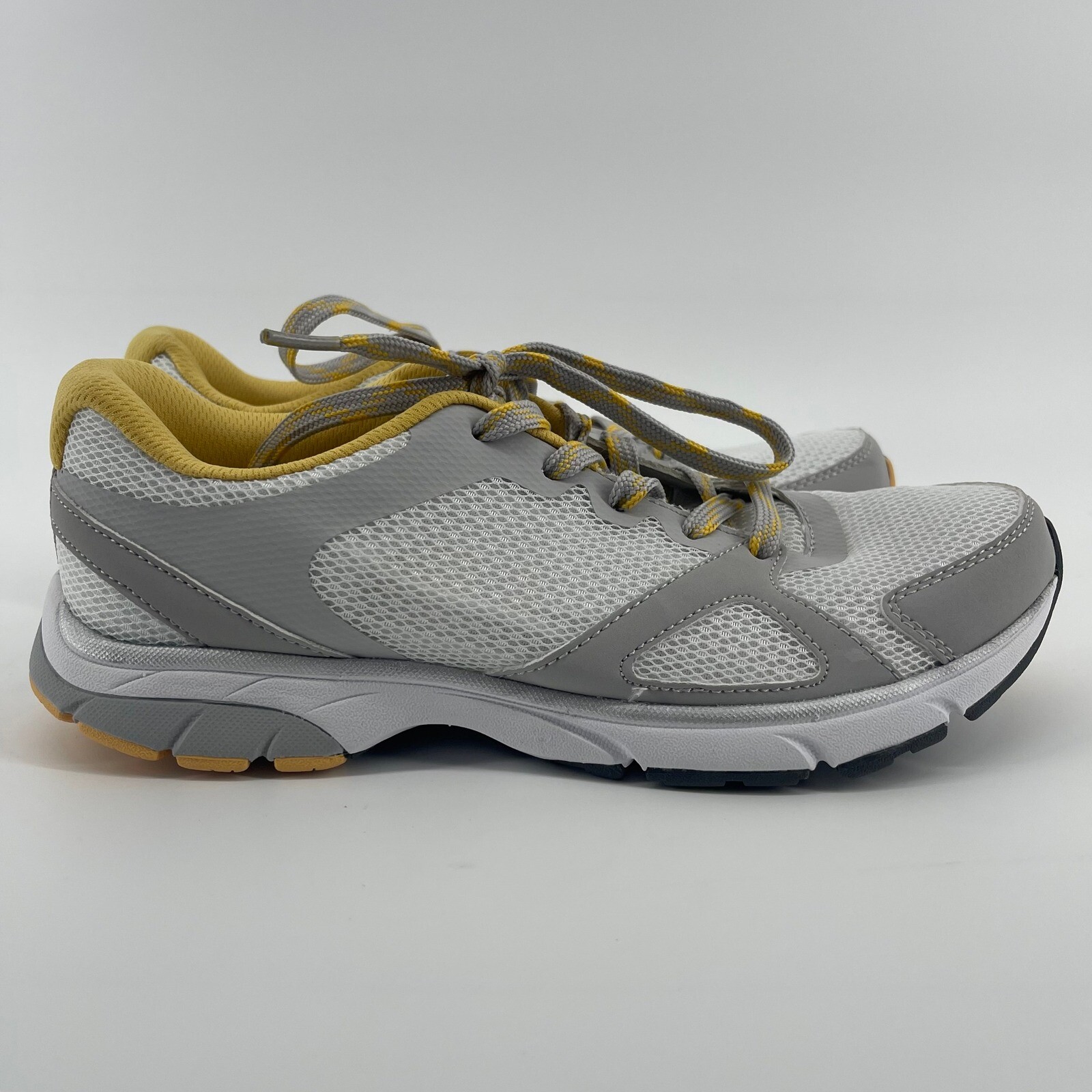 Vionic Tokyo Comfort Sneakers for Women in Gray Yellow Size 8.5-image