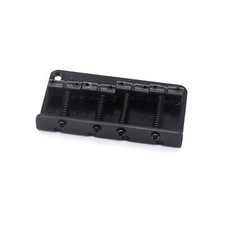 KD By AxLabs Vintage Style Bass Bridge - 4-Screw, 4-String - Satin Black