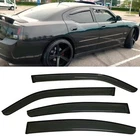 Set of Window Visors Sun Vent Wind Guard Deflector Fit Dodge Charger 2006-2010