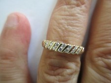 14K Gold Diamond Wedding Band Diamond 1/2 Carat F-VS2  2.60 Grams Value 2,950