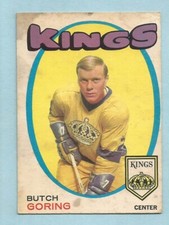 1971-72 OPC O-Pee-Chee Hockey Butch Goring #152 ROOKIE RC LA Kings LOW GRADE **2