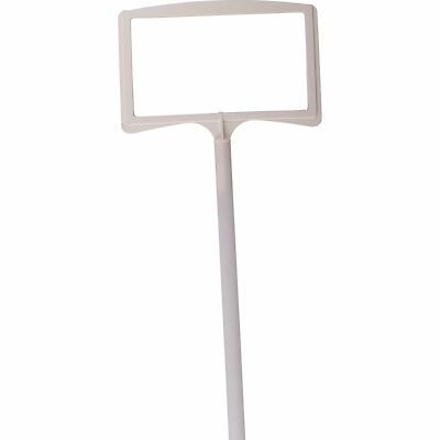 Wechselschilder - 120 x 75mm  - 60cm gerade - 10 St.