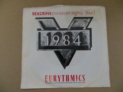 Eurythmics   Sexcrime (Nineteen Eighty-Four) - 1984 - RCA PB-13956 7'' Single VG+