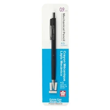 50299 Sakura Mechanical Pencil w/ 3 Eraser Refills, 0.9mm Lead, Pack of 6