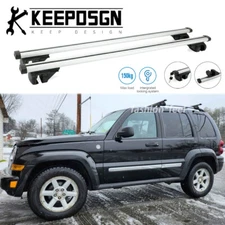 For Jeep Liberty 2003-2012 Top Roof Racks Cross Bars Rail Luggage Cargo Carrier