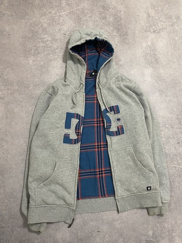 Vintage DC Shoes Double-Sided Zip Up Hoodie Skate Y2K Men’s M - Picture 3 of 13