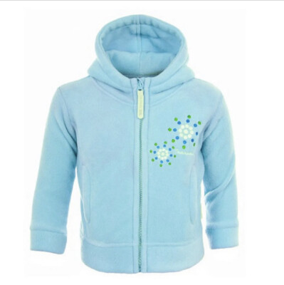 BABY KLEINKINDER TRESPASS SHAKIRA FLEECEJACKE BLAU REISSVERSCHLUSS HOODIE ALTER 6-12 MONATE