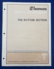 Original Thomas Organ Service Manual / The Rhythm Section