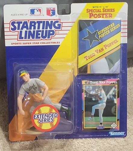 1992 Todd Van Poppel Starting Lineup - Afbeelding 1 van 12