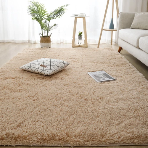 Super Soft Shaggy Rugs Anti-Slip Large Fluffy Rug Living Room Bedroom Carpet Mat - Picture 16 of 35