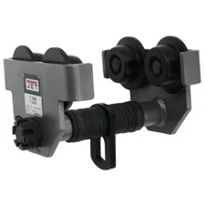 Jet 1-Pt 1 Ton Plain Trolley Fits 3 In. To 8 In. Wide Beams