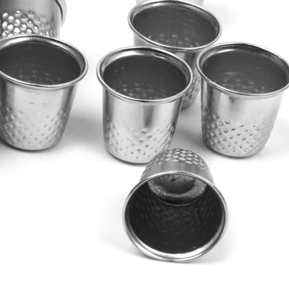 10pcs Sewing Thimbles Professional Vintage Spring Tip Handmaking DIY eBay