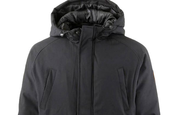 S6 Herren Jacke Parka Parker Jacke Schwarz Crosshatch Winterjacke Gr. L Neu-image