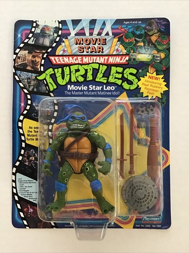 1991 PLAYMATES TOYS TMNT MOVIE STAR LEO TURTLES MO...