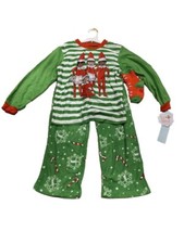 Boys' Elf on the Shelf Pajama Set with Cozy Socks - Green S