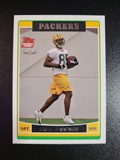 2006 Topps Special Edition Rookie Greg Jennings Football Card Green Bay Packers. rookie card picture