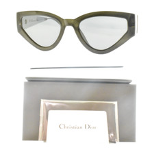 NEW  CHRISTIAN DIOR KB72K Grey Cat Style Dior 1 Full Rim Womens Sunglasses