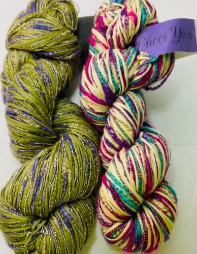 Lucci Yarns Iristape Unit of 1 Select From A Drop Down Menu New