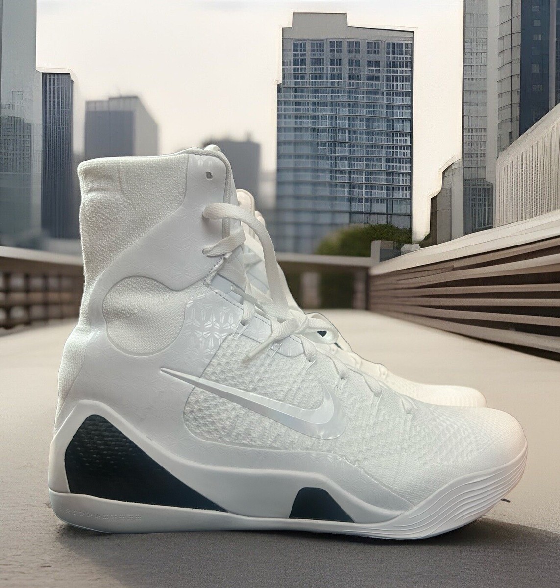 Nike Kobe 9 Elite High Protro “Halo” Size 12 White FZ7335 Nike Kobe 9 Elite High Protro “Halo” Size 12 White FZ7335