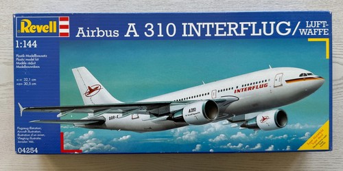 ✈️ REVELL AIRBUS A310 Interflug / Luftwaffe 🇩🇪 MODEL AIRPLANE #04254 NIB 1:144 - Picture 2 of 7