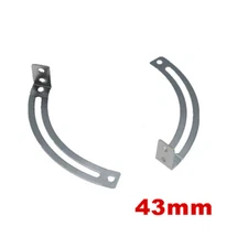 Right Angle Curved Bracket Brace Iron Connecting Joining Plate Bracket DIY 43mm