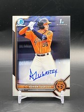 2022 Bowman Chrome 1st Adrian Sugastey On Card Auto San Francisco Giants Card