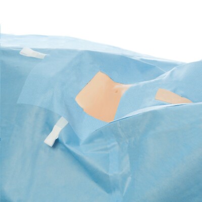 Halyard Health - Laparoscopy/ Lithotomy Drape with Instrument Pouches, 104'' x 35