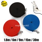 1.8M-30M Tracking Leash Dog Lead Puppy Training Leash Recall Rope Obedience Slip
