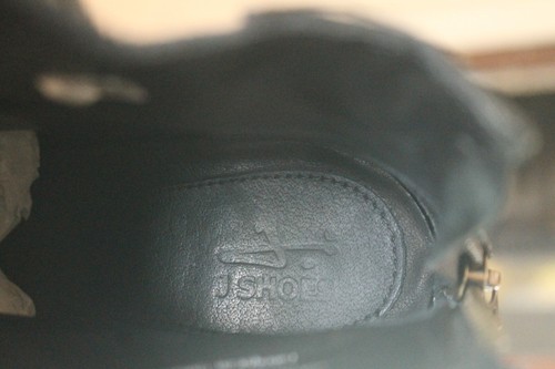 J Zapato Occidental Tobillo Talla 6,5 EUR 37 Reino Unido 4 Botas de Cuero Gamuza Negro - Imagen 12 de 12