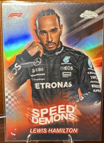 Topps 2024 Chrome Formula 1 Lewis Hamilton Speed Demons SD-6. HAMMY