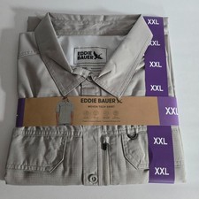 Eddie Bauer Men's Relaxed Fit Short Sleeve Woven Tech Shirt XXL