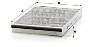 Mann-Filter Filtro Cabina Cuk 3054 - Immagine 2