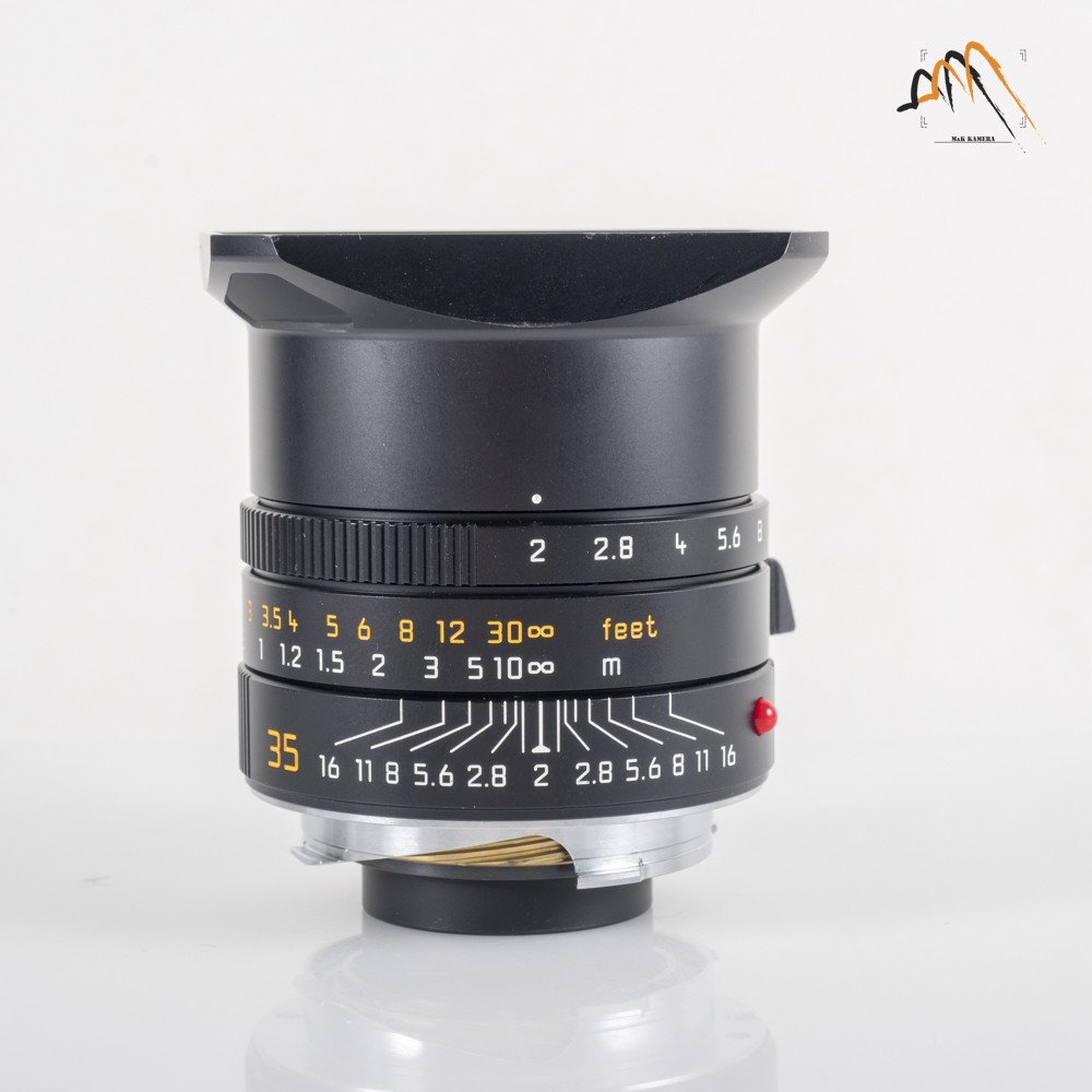 Leica Summicron-M 35mm/F2.0 E39 ASPH Ver.II 11673 Black Lens