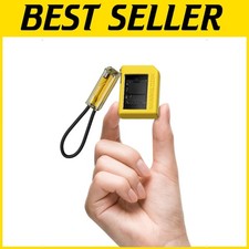 Durable 2TB M.2 NVMe SSD Enclosure - 10Gbps USB C with Active Cooling, Yellow