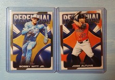 2026 Topps Series 1 Perennial All-Stars Jose Altuve & Bobby Witt Jr. PAS 4 & 18