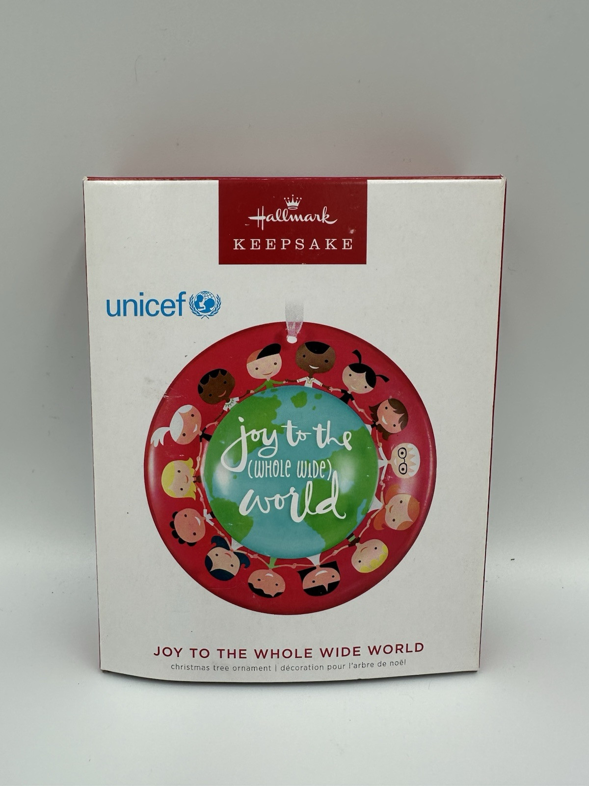 2022 Hallmark JOY TO THE WHOLE WIDE WORLD unicef Keepsake Christmas Ornament NEW