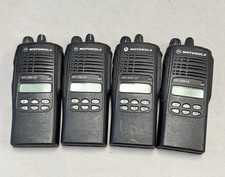 4x Motorola HT1250 LS UHF 16CH 4W Two Way Radios AAH25RDH9DP5AN No batteries 
