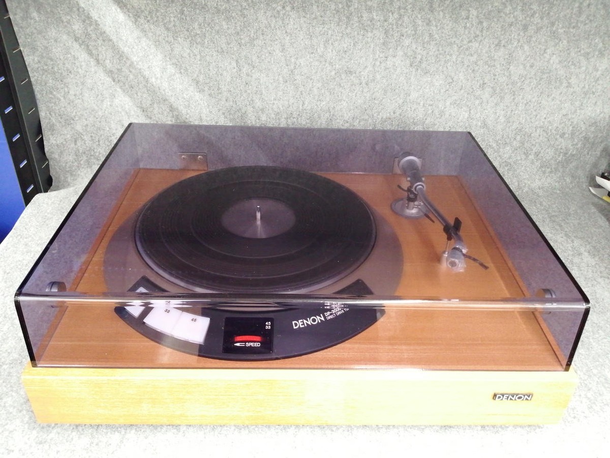 DENON DP-3700F Record Player Using DP-3000 Turntable Fully Working