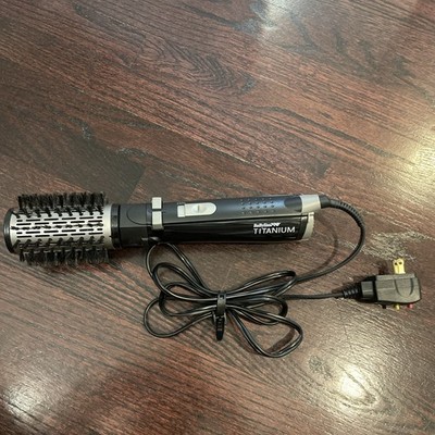 Babyliss Pro Titanium Rotating Hot Air Brush 2  Y362SR Black Volumizing Blow Dry