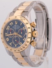 Rolex Daytona Cosmograph BLUE RACING 18K Yellow Gold Two-Tone Stainless 116523 3