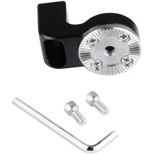 CAMVATE ARRI Rosette M6 Female Thread Adapter with 1/4"-20 Mount, L-Shape #C1990