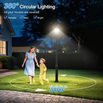 Pole Area Light 100W/80W/60W CCT Parking Lot Light 3/4/5K Job Site Lighting