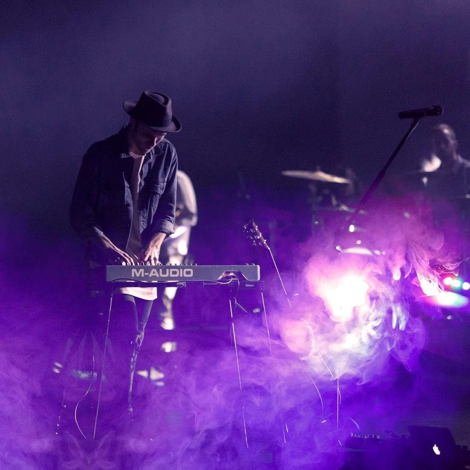 Uking Colorato Macchina Del Fumo,Led Senza Fili 500W Macchina Della Nebbia Con T - Immagine 2 di 4