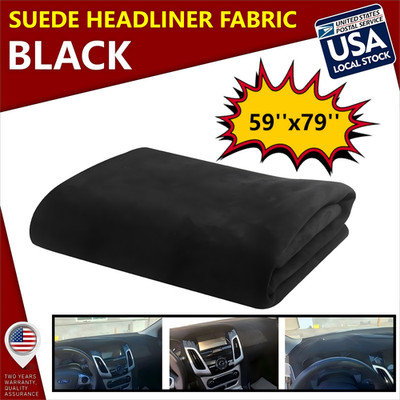 59''x79'' Headliner Fabric Foam Durable Backed Suede Car Roof Liner Upholstery