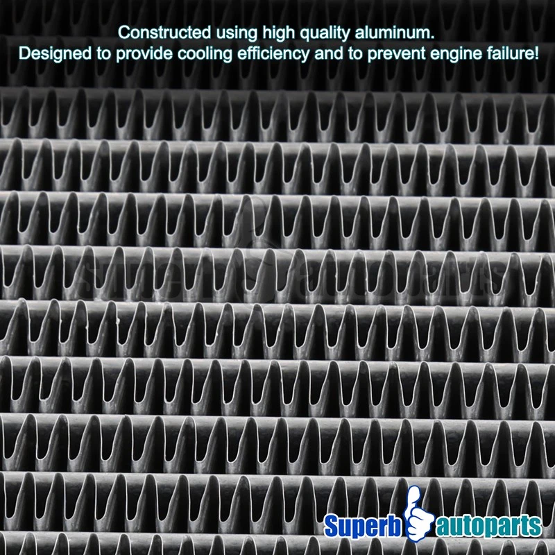 Fits 2005-2006 Pontiac GTO 6.0L V8 2 Row Aluminum Performance Cooling Radiator Foto 3 de 4