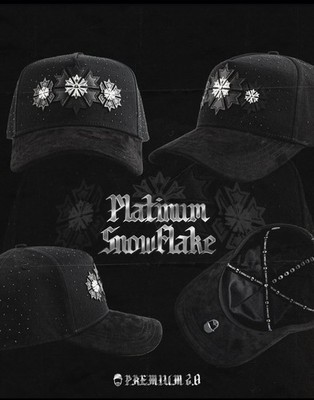 EL BARBAS HATS ''PLATINUM SNOWFLAKES'' LIMITED EDITION - BRAND NEW  FAST SHIPPING