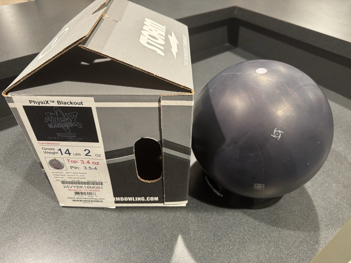ボール storm physix blackout 14P Storm PhysiX Blackout Bowling Ball