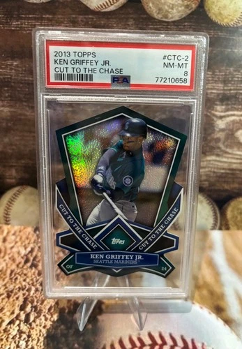 2013 Topps Ken Griffey Jr. Cut To The Chase Die-Cut #CTC-2 PSA 8
