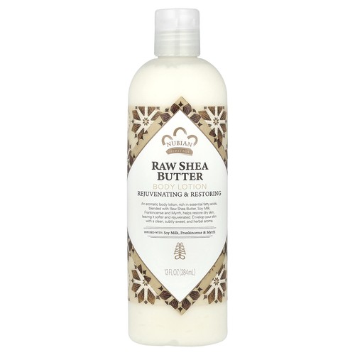 Nubian Heritage Body Lotion Raw Shea Butter 13 fl oz 384 ml B Corp,