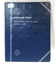 1909-1940 Lincoln Wheat Cent Collection in Whitman Folder 85 Coins AS896